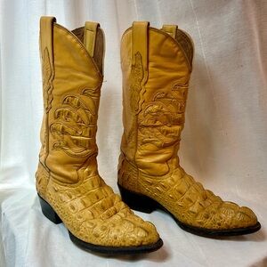 Rodeo Max Alligator Western Cowboy Boots Gator Skin